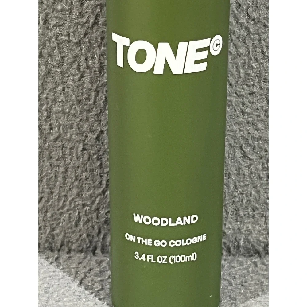 TONE Woodland On The Go Cologne Mens Spray 3.4 fl oz‎ 100ml Matte Green New